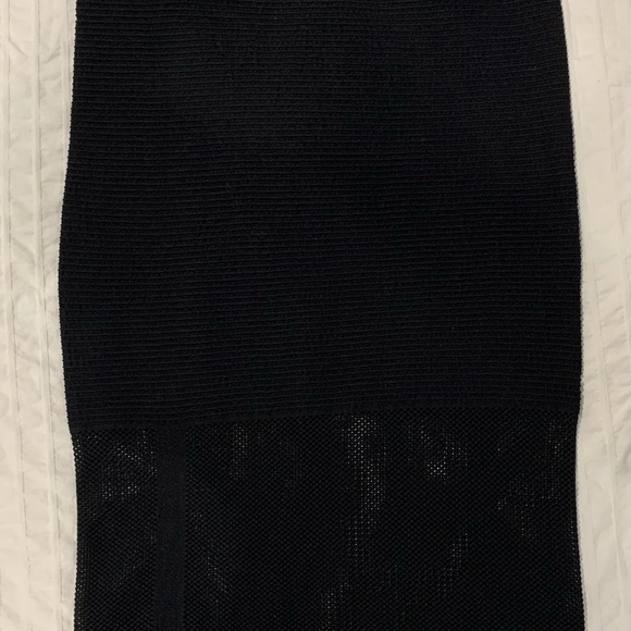 BCBGeneration Two Piece Black Top and Skirt - Picture 5 of 6